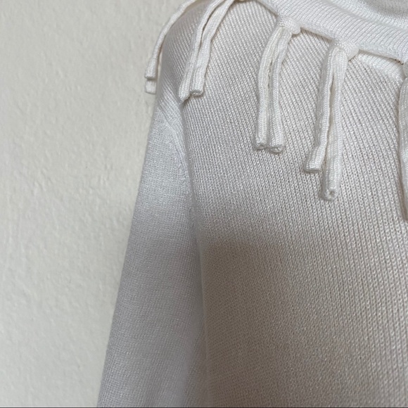 Cowl Neck Fringe Sweater - Picture 3 of 9